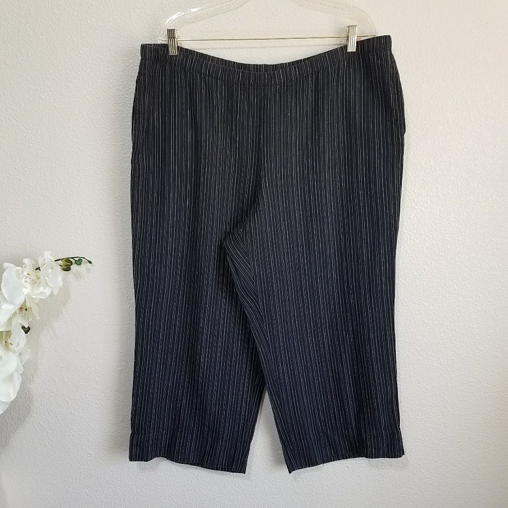 J. Jill Linen Linen Cropped Pants